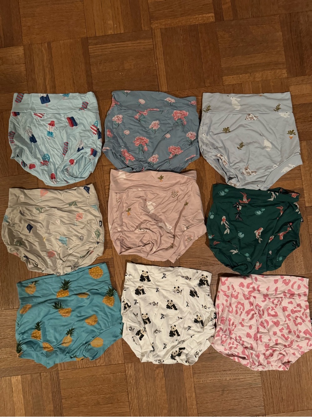 Kyte Baby Bummies size 3T bundle of 9 pairs